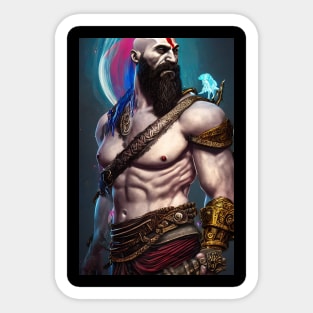 KRATOS CYBERPUNK Sticker